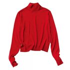 【エムセブンデイズ/M7days】のショート丈ハイネックニット レッド|ID: prp329100004715386 ipo3291000000035414230