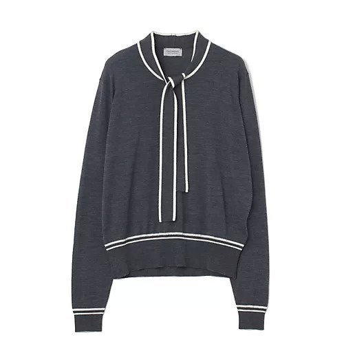 【エクラ/eclat】のLULA/ボウタイつきニット 人気、トレンドファッション・服の通販 founy(ファニー) 　ファッション　Fashion　レディースファッション　Fashion for Women　トップス・カットソー　Cut & Sew Tops　ニット　Knit Tops & Sweaters　なめらか　Smooth, Silky Texture　インナー　Innerwear　ジャケット　Jacket, Outerwear　モダン　Modern, Contemporary　リボン　Ribbon, Bow　別注　Limited Edition, Custom Order　洗える　Machine Washable　 other-1|ID: prp329100004715390 ipo3291000000034068395