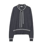 【エクラ/eclat】のLULA/ボウタイつきニット 人気、トレンドファッション・服の通販 founy(ファニー) ファッション Fashion レディースファッション Fashion for Women トップス・カットソー Cut & Sew Tops ニット Knit Tops & Sweaters なめらか Smooth, Silky Texture インナー Innerwear ジャケット Jacket, Outerwear モダン Modern, Contemporary リボン Ribbon, Bow 別注 Limited Edition, Custom Order 洗える Machine Washable thumbnail (別注)チャコール|ID: prp329100004715390 ipo3291000000034068397