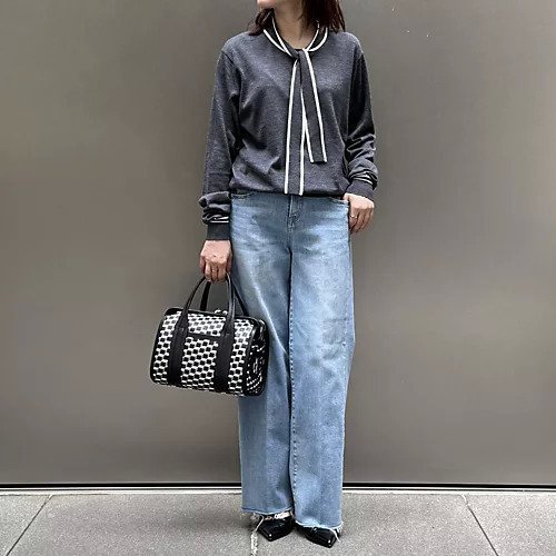 【エクラ/eclat】のLULA/ボウタイつきニット 人気、トレンドファッション・服の通販 founy(ファニー) 　ファッション　Fashion　レディースファッション　Fashion for Women　トップス・カットソー　Cut & Sew Tops　ニット　Knit Tops & Sweaters　なめらか　Smooth, Silky Texture　インナー　Innerwear　ジャケット　Jacket, Outerwear　モダン　Modern, Contemporary　リボン　Ribbon, Bow　別注　Limited Edition, Custom Order　洗える　Machine Washable　other-2|ID: prp329100004715390 ipo3291000000034068399