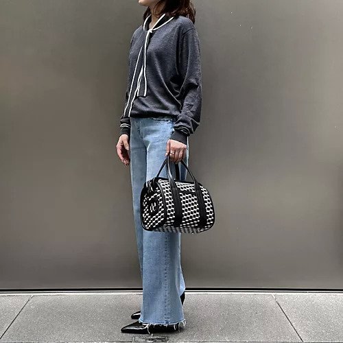 【エクラ/eclat】のLULA/ボウタイつきニット 人気、トレンドファッション・服の通販 founy(ファニー) 　ファッション　Fashion　レディースファッション　Fashion for Women　トップス・カットソー　Cut & Sew Tops　ニット　Knit Tops & Sweaters　なめらか　Smooth, Silky Texture　インナー　Innerwear　ジャケット　Jacket, Outerwear　モダン　Modern, Contemporary　リボン　Ribbon, Bow　別注　Limited Edition, Custom Order　洗える　Machine Washable　other-3|ID: prp329100004715390 ipo3291000000034068400