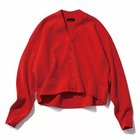 【エムセブンデイズ/M7days】の【東原妙子さんコラボ】着丈が選べるV ネックカーディガン レッド|ID:prp329100004715396