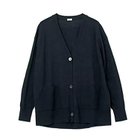 【ドロウェル/drawell】のバックフレアカーディガン 人気、トレンドファッション・服の通販 founy(ファニー) ファッション Fashion レディースファッション Fashion for Women トップス・カットソー Cut & Sew Tops カーディガン・羽織り Layered Style Cardigans バッグ Bags なめらか Smooth, Silky Texture エレガント 上品 Elegant フレア Flare, Flared ポケット Pocket, Pocket Detail ヨーク Yoke, Yoke Design 洗える Machine Washable thumbnail ブラック|ID: prp329100004715399 ipo3291000000034068453