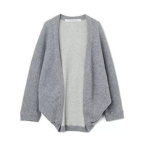 【コグ ザビッグスモーク/COGTHEBIGSMOKE】のロングスリーブボレロ インテリア・キッズ・メンズ・レディースファッション・服の通販 founy(ファニー) 　ファッション　Fashion　レディースファッション　Fashion for Women　アウター　Coat / Outerwear Collection　ボレロ・ショート丈ジャケット / ドレス羽織りに　Boleros & Short Jackets　ベーシック　Basic, Essential　ボレロ　Bolero, Short Cardigan　リブニット　Rib Knit, Ribbed Knit　エレガント 上品　Elegant　洗える　Machine Washable　ライトグレー|ID: prp329100004715405 ipo3291000000034068492