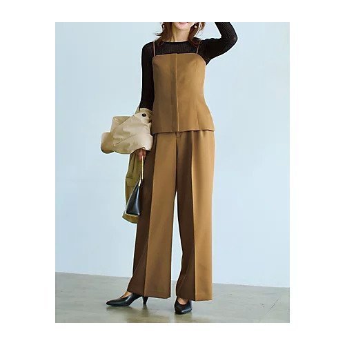 【エムセブンデイズ/M7days】の【東原妙子さんコラボ】腰高見えビスチェ 人気、トレンドファッション・服の通販 founy(ファニー) 　ファッション　Fashion　レディースファッション　Fashion for Women　トップス・カットソー　Cut & Sew Tops　ビスチェ　Bustiers & Corset Tops / Layered Bustier Style　カーディガン　Cardigan, Knitwear　ギャザー　Gathered, Ruffled　コラボ　Collaboration, Collab　シャーリング　Shirring, Ruched　シンプル　Simple, Minimal　ジャケット　Jacket, Outerwear　セットアップ　Set-Up, Coordinated Outfit　バランス　Balance, Style Balance　ビスチェ　Bustier, Corset Top　フィット　Fit, Slim Fit　フロント　Front, Front Design　モダン　Modern, Contemporary　ラップ　Wrap, Wrap Design　エレガント 上品　Elegant　洗える　Machine Washable　other-2|ID: prp329100004715419 ipo3291000000034068597