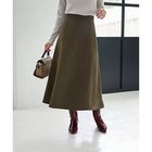 【スタイルデリ/STYLE DELI】のスッキリとしたスエード調Aラインスカート カーキ|ID: prp329100004715421 ipo3291000000034068609