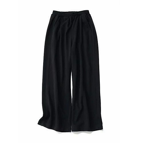 【その他のブランド/Other】の【Marisol別注】SWEAT WIDE PANTS インテリア・キッズ・メンズ・レディースファッション・服の通販 founy(ファニー) 　ファッション　Fashion　レディースファッション　Fashion for Women　パンツ　Pants & Trousers　シンプル　Simple, Minimal　スウェット / スエット　Sweatshirt, Sweatwear　ワイド　Wide, Wide Fit　別注　Limited Edition, Custom Order　定番　Standard, Basic Item　洗える　Machine Washable　ブラック|ID: prp329100004715437 ipo3291000000034068710