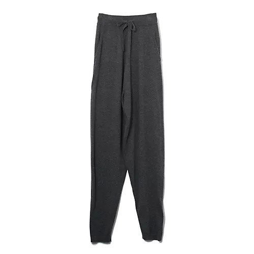 【イーバイエクラ/E by eclat】の【斉藤くみさんコラボ】カシミヤ混ニットパンツ インテリア・キッズ・メンズ・レディースファッション・服の通販 founy(ファニー) 　ファッション　Fashion　レディースファッション　Fashion for Women　パンツ　Pants & Trousers　おすすめ　Recommended / Our Picks　コラボ　Collaboration, Collab　セットアップ　Set-Up, Coordinated Outfit　ドローストリング　Drawstring, Pull Cord　グレー|ID: prp329100004715447 ipo3291000000034068770