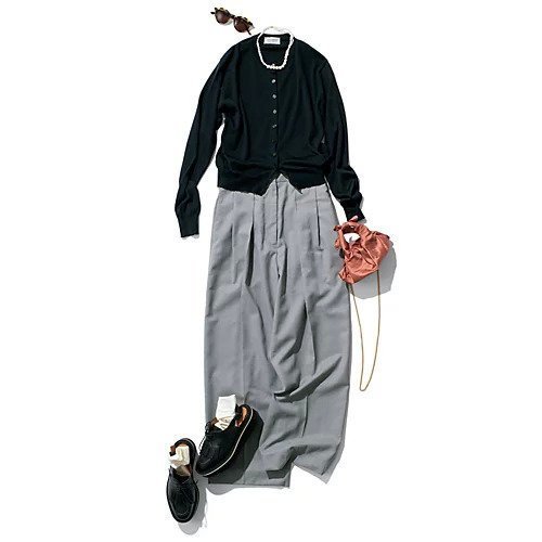 【エクラ/eclat】の【宮崎桃代さん別注】タックパンツ 人気、トレンドファッション・服の通販 founy(ファニー) 　ファッション　Fashion　レディースファッション　Fashion for Women　パンツ　Pants & Trousers　ワイド　Wide, Wide Fit　冬　Winter / This Winter　別注　Limited Edition, Custom Order　定番　Standard, Basic Item　other-2|ID: prp329100004715453 ipo3291000000034068820