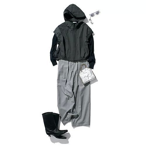 【エクラ/eclat】の【宮崎桃代さん別注】タックパンツ 人気、トレンドファッション・服の通販 founy(ファニー) 　ファッション　Fashion　レディースファッション　Fashion for Women　パンツ　Pants & Trousers　ワイド　Wide, Wide Fit　冬　Winter / This Winter　別注　Limited Edition, Custom Order　定番　Standard, Basic Item　other-3|ID: prp329100004715453 ipo3291000000034068822