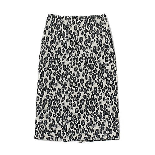 【エクラ/eclat】の【別注】レオパードスカート インテリア・キッズ・メンズ・レディースファッション・服の通販 founy(ファニー) 　ファッション　Fashion　レディースファッション　Fashion for Women　スカート　Skirts　エレガント 上品　Elegant　ジャカード／ジャガード　Jacquard, Woven Pattern　スリット　Slit, Slit Detail　ポケット　Pocket, Pocket Detail　マニッシュ　Mannish, Boyish　レオパード　Leopard, Animal Print　ロング　Long, Long-Length　別注　Limited Edition, Custom Order　ホワイト&#215;ブラック|ID: prp329100004715458 ipo3291000000034068853