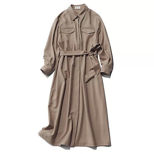 【エムセブンデイズ/M7days】のタイつきハリ感コート風ワンピース 人気、トレンドファッション・服の通販 founy(ファニー) 　ファッション　Fashion　レディースファッション　Fashion for Women　アウター　Coat / Outerwear Collection　コート・ロングコート・ピーコート　Long Coats, Peacoats & More　ストレッチ　Stretch, Stretchy Fabric　バランス　Balance, Style Balance　ポケット　Pocket, Pocket Detail　メタル　Metal, Metal Parts　ロング　Long, Long-Length　洗える　Machine Washable　 other-1|ID: prp329100004715461 ipo3291000000034068875