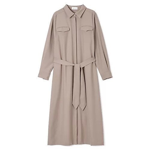 【エムセブンデイズ/M7days】のタイつきハリ感コート風ワンピース 人気、トレンドファッション・服の通販 founy(ファニー) 　ファッション　Fashion　レディースファッション　Fashion for Women　アウター　Coat / Outerwear Collection　コート・ロングコート・ピーコート　Long Coats, Peacoats & More　ストレッチ　Stretch, Stretchy Fabric　バランス　Balance, Style Balance　ポケット　Pocket, Pocket Detail　メタル　Metal, Metal Parts　ロング　Long, Long-Length　洗える　Machine Washable　other-3|ID: prp329100004715461 ipo3291000000034068882