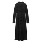 【フォトコピュー/PHOTOCOPIEU】のCOLOR STICHING SHIRT DRESS BLACK|ID: prp329100004715463 ipo3291000000034068892
