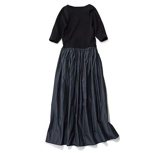 【プルミエ アロンディスモン/1er Arrondissement】の【Marisol別注】ニットドッキングワンピース 人気、トレンドファッション・服の通販 founy(ファニー) 　ファッション　Fashion　レディースファッション　Fashion for Women　ワンピース　Dresses　おすすめ　Recommended / Our Picks　コンパクト　Compact, Small Size　ジャケット　Jacket, Outerwear　タフタ　Taffeta, Structured Fabric　ドッキング　Docking, Mixed Material　フォルム　Silhouette, Form　フレア　Flare, Flared　ブルゾン　Blouson, Bomber Jacket　エレガント 上品　Elegant　別注　Limited Edition, Custom Order　 other-1|ID: prp329100004715465 ipo3291000000034068899