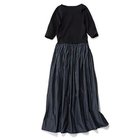 【プルミエ アロンディスモン/1er Arrondissement】の【Marisol別注】ニットドッキングワンピース 人気、トレンドファッション・服の通販 founy(ファニー) ファッション Fashion レディースファッション Fashion for Women ワンピース Dresses おすすめ Recommended / Our Picks コンパクト Compact, Small Size ジャケット Jacket, Outerwear タフタ Taffeta, Structured Fabric ドッキング Docking, Mixed Material フォルム Silhouette, Form フレア Flare, Flared ブルゾン Blouson, Bomber Jacket エレガント 上品 Elegant 別注 Limited Edition, Custom Order thumbnail ネイビー|ID: prp329100004715465 ipo3291000000034068900