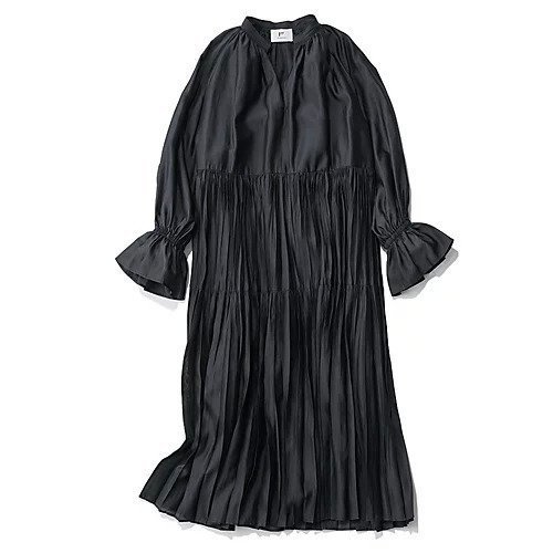 【プルミエ アロンディスモン/1er Arrondissement】のティアード手絞りプリーツワンピース 人気、トレンドファッション・服の通販 founy(ファニー) 　ファッション　Fashion　レディースファッション　Fashion for Women　ワンピース　Dresses　エアリー　Airy Texture　ギャザー　Gathered, Ruffled　ティアード　Tiered, Tiered Style　フェミニン　Feminine, Girly　フレア　Flare, Flared　プリーツ　Pleats, Pleated　ワッシャー　Washer, Crinkled Finish　エレガント 上品　Elegant　 other-1|ID: prp329100004715466 ipo3291000000034068903