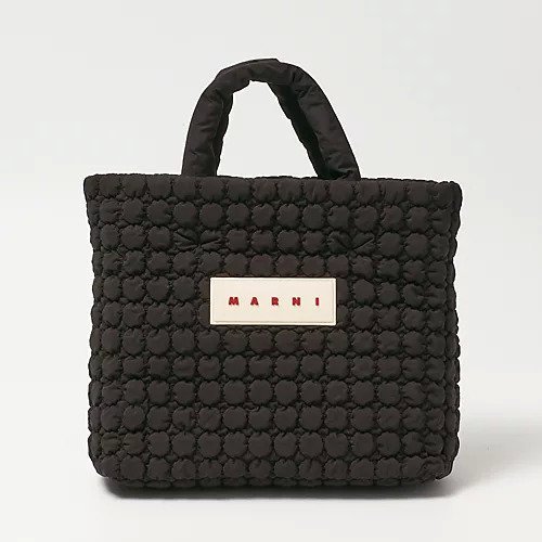 【マルニ/MARNI】のTOTE SMALL インテリア・キッズ・メンズ・レディースファッション・服の通販 founy(ファニー) 　ファッション　Fashion　レディースファッション　Fashion for Women　バッグ　Bags　フロント　Front, Front Design　モダン　Modern, Contemporary　ラップ　Wrap, Wrap Design　ラバー　Rubber, Rubber Sole　旅行　Travel　ブラック|ID: prp329100004715469 ipo3291000000034068918