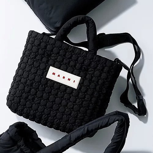 【マルニ/MARNI】のTOTE SMALL 人気、トレンドファッション・服の通販 founy(ファニー) 　ファッション　Fashion　レディースファッション　Fashion for Women　バッグ　Bags　フロント　Front, Front Design　モダン　Modern, Contemporary　ラップ　Wrap, Wrap Design　ラバー　Rubber, Rubber Sole　旅行　Travel　other-2|ID: prp329100004715469 ipo3291000000034068919