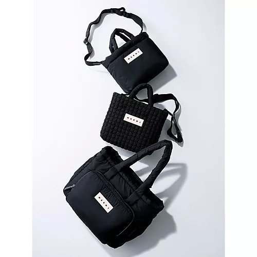 【マルニ/MARNI】のTOTE E/W PUFFY 人気、トレンドファッション・服の通販 founy(ファニー) 　ファッション　Fashion　レディースファッション　Fashion for Women　バッグ　Bags　おすすめ　Recommended / Our Picks　ギャザー　Gathered, Ruffled　クール　Cool, Chic　トラベル　Travel, Travel Gear　ポケット　Pocket, Pocket Detail　ビジネス 仕事 通勤　Business / Work / Commuting　旅行　Travel　other-3|ID: prp329100004715470 ipo3291000000034068924