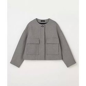 【レキュップ/LEQUIPE】のバイカラーチェックジャケット 人気、トレンドファッション・服の通販 founy(ファニー) ファッション Fashion レディースファッション Fashion for Women アウター Coat / Outerwear Collection レディースジャケット・軽アウター Jackets インナー Innerwear ウォーム Warm Fabric ジャケット Jacket, Outerwear ハウンドトゥース Houndstooth, Dogtooth Check ポケット Pocket, Pocket Detail 無地 Plain, Solid Color |ID:prp329100004715477