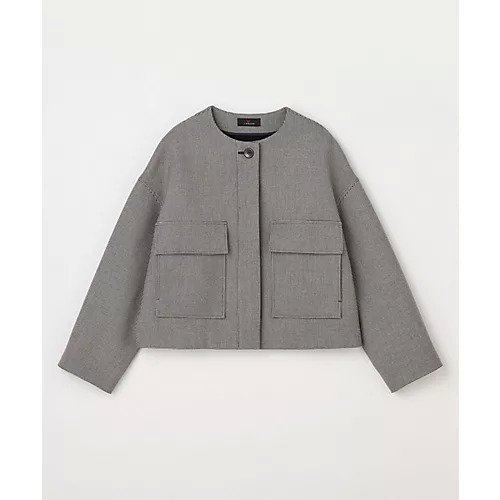 【レキュップ/LEQUIPE】のバイカラーチェックジャケット インテリア・キッズ・メンズ・レディースファッション・服の通販 founy(ファニー) 　ファッション　Fashion　レディースファッション　Fashion for Women　アウター　Coat / Outerwear Collection　レディースジャケット・軽アウター　Jackets　インナー　Innerwear　ウォーム　Warm Fabric　ジャケット　Jacket, Outerwear　ハウンドトゥース　Houndstooth, Dogtooth Check　ポケット　Pocket, Pocket Detail　無地　Plain, Solid Color　ハウンドトゥース|ID: prp329100004715477 ipo3291000000034068981