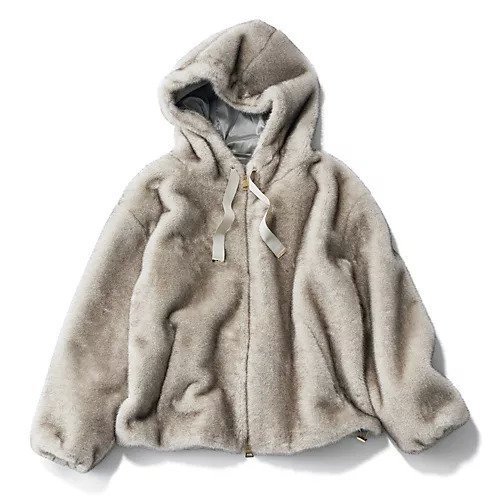 【ヘルノ/HERNO】のエコファーブルゾン 人気、トレンドファッション・服の通販 founy(ファニー) 　ファッション　Fashion　レディースファッション　Fashion for Women　アウター　Coat / Outerwear Collection　ブルゾンジャケット・スポーティアウター　Blouson Jackets　メランジ　Melange, Mixed Yarn　ラグジュアリー　Luxury, Elegant　リアル　Real, Realistic　リュクス　Luxury, Elegant, High-End, Chic　other-2|ID: prp329100004715482 ipo3291000000034069004