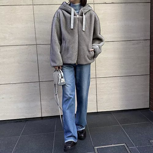 【ヘルノ/HERNO】のエコファーブルゾン 人気、トレンドファッション・服の通販 founy(ファニー) 　ファッション　Fashion　レディースファッション　Fashion for Women　アウター　Coat / Outerwear Collection　ブルゾンジャケット・スポーティアウター　Blouson Jackets　メランジ　Melange, Mixed Yarn　ラグジュアリー　Luxury, Elegant　リアル　Real, Realistic　リュクス　Luxury, Elegant, High-End, Chic　other-3|ID: prp329100004715482 ipo3291000000034875616