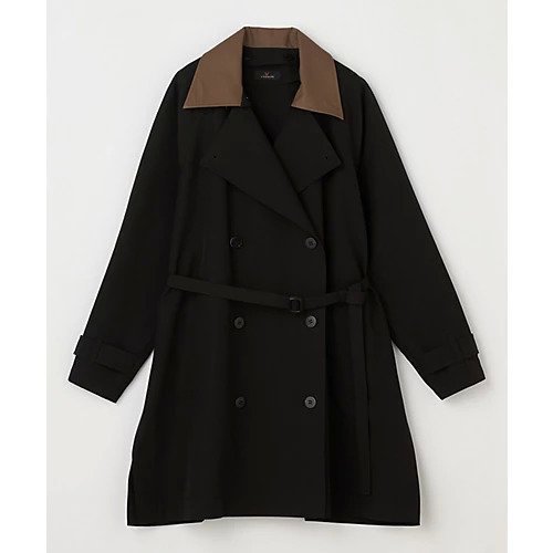 【レキュップ/LEQUIPE】のグースシェルコート インテリア・キッズ・メンズ・レディースファッション・服の通販 founy(ファニー) 　ファッション　Fashion　レディースファッション　Fashion for Women　アウター　Coat / Outerwear Collection　コート・ロングコート・ピーコート　Long Coats, Peacoats & More　クラシック　Classic, Timeless Style　トレンド　Trend, Trending Now　バランス　Balance, Style Balance　フェイクレザー　Faux Leather, PU Leather　ブラック|ID: prp329100004715485 ipo3291000000034069018