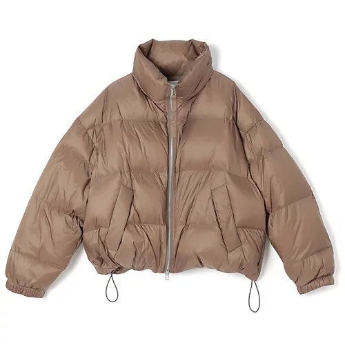 【カレッジ アッパーハイツ/COLLEGE UPPER HIGHTS】の【Marisol 別注】Lachen ショートダウン インテリア・キッズ・メンズ・レディースファッション・服の通販 founy(ファニー) 　ファッション　Fashion　レディースファッション　Fashion for Women　コンパクト　Compact, Small Size　ショート　Short, Short Length　スタンド　Stand Collar, Upright Stand　ダウン　Down, Puffer　ドローコード　Drawcord, Drawstring Cord　フェザー　Feather, Feather Detail　ポーチ　Pouch, Small Case　別注　Limited Edition, Custom Order　旅行　Travel　楽ちん　Easy Fit, Comfortable　軽量　Lightweight, Ultra Light　モカブラウン|ID: prp329100004715487 ipo3291000000034069026