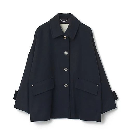 【マッキントッシュ/MACKINTOSH】のハンビーショートMB インテリア・キッズ・メンズ・レディースファッション・服の通販 founy(ファニー) 　ファッション　Fashion　レディースファッション　Fashion for Women　ショート　Short, Short Length　フラップ　Flap, Flap Pocket　ポケット　Pocket, Pocket Detail　メタル　Metal, Metal Parts　エレガント 上品　Elegant　定番　Standard, Basic Item　ネイビー|ID: prp329100004715489 ipo3291000000034069034