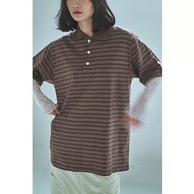 【マージュール/marjour】のSTRIPED CUTSEW POLO 人気、トレンドファッション・服の通販 founy(ファニー) ファッション Fashion レディースファッション Fashion for Women トップス・カットソー Cut & Sew Tops 春 Spring カットソー Cut and Sewn Top シアー Sheer, See-Through シンプル Simple, Minimal ストレッチ Stretch, Stretchy Fabric ダウン Down, Puffer 長袖 Long Sleeve, Full Sleeve ボーダー Border, Stripe ポケット Pocket, Pocket Detail 無地 Plain, Solid Color S/S・春夏 SS, Spring/Summer, Warm Season おすすめ Recommended / Our Picks 夏 Summer |ID:prp329100004715640