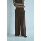 【マージュール/marjour】のNUANCE BROWN WIDE TUCKPANTS BROWN|ID: prp329100004715650 ipo3291000000034069984