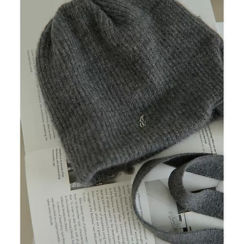 【ウィムガゼット/Whim Gazette】の【ENTWURFEIN】WOOL KNIT CAP インテリア・キッズ・メンズ・レディースファッション・服の通販 founy(ファニー) 　ファッション　Fashion　レディースファッション　Fashion for Women　トップス・カットソー　Cut & Sew Tops　ニット　Knit Tops & Sweaters　キャップ　Cap, Baseball Cap　スリット　Slit, Slit Detail　フォルム　Silhouette, Form　ベーシック　Basic, Essential　リボン　Ribbon, Bow　2022年　2022　2022 春夏 S/S　Spring/Summer 2022 SS22　2025年　2025　2025-2026秋冬・A/W　Autumn/Winter 2025–26 AW25–26　グレー|ID: prp329100004716613 ipo3291000000034078859