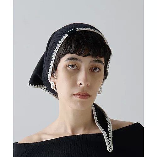 【ウィムガゼット/Whim Gazette】の【Christian AKS】Wool Stitch Stole インテリア・キッズ・メンズ・レディースファッション・服の通販 founy(ファニー) ファッション Fashion レディースファッション Fashion for Women シンプル Simple, Minimal スカーフ Scarf, Neckwear モノトーン Monotone, Black and White 2025年 2025 2025-2026秋冬・A/W Autumn/Winter 2025–26 AW25–26 ブラック|ID: prp329100004716615 ipo3291000000034078874