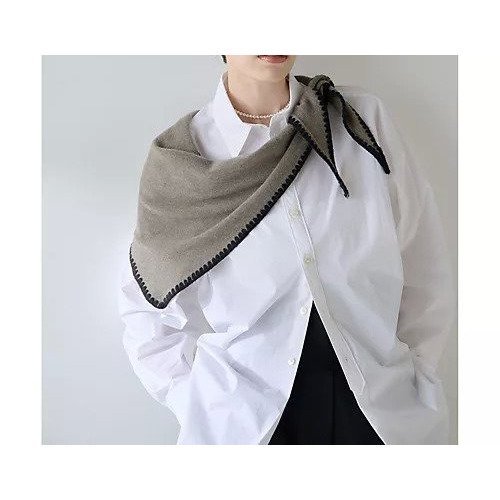 【ウィムガゼット/Whim Gazette】の【Christian AKS】Wool Stitch Stole インテリア・キッズ・メンズ・レディースファッション・服の通販 founy(ファニー) ファッション Fashion レディースファッション Fashion for Women シンプル Simple, Minimal スカーフ Scarf, Neckwear モノトーン Monotone, Black and White 2025年 2025 2025-2026秋冬・A/W Autumn/Winter 2025–26 AW25–26 モカ|ID: prp329100004716615 ipo3291000000034078876