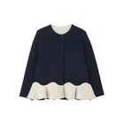 【アドーア/ADORE】のCa混2TONEリバージャケット 人気、トレンドファッション・服の通販 founy(ファニー) ファッション Fashion レディースファッション Fashion for Women アウター Coat / Outerwear Collection レディースジャケット・軽アウター Jackets おすすめ Recommended / Our Picks オレンジ Orange ジャケット Jacket, Outerwear スタンダード Standard, Basic フィット Fit, Slim Fit ペプラム Peplum, Flared Hem 別注 Limited Edition, Custom Order A/W・秋冬 Autumn/Winter thumbnail ブラック|ID: prp329100004716622 ipo3291000000034078922