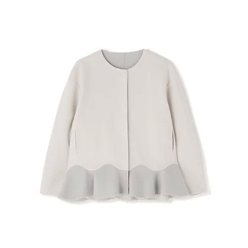 【アドーア/ADORE】のCa混2TONEリバージャケット インテリア・キッズ・メンズ・レディースファッション・服の通販 founy(ファニー) 　ファッション　Fashion　レディースファッション　Fashion for Women　アウター　Coat / Outerwear Collection　レディースジャケット・軽アウター　Jackets　おすすめ　Recommended / Our Picks　オレンジ　Orange　ジャケット　Jacket, Outerwear　スタンダード　Standard, Basic　フィット　Fit, Slim Fit　ペプラム　Peplum, Flared Hem　別注　Limited Edition, Custom Order　A/W・秋冬　Autumn/Winter　エクリュ|ID: prp329100004716622 ipo3291000000034078924