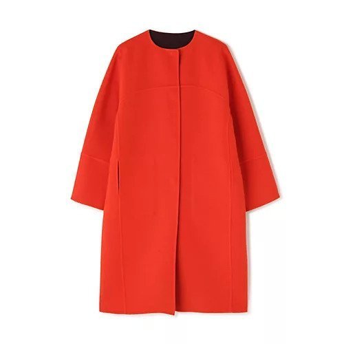 【アドーア/ADORE】のCa混2TONEリバーコクーンコート インテリア・キッズ・メンズ・レディースファッション・服の通販 founy(ファニー) 　ファッション　Fashion　レディースファッション　Fashion for Women　アウター　Coat / Outerwear Collection　コート・ロングコート・ピーコート　Long Coats, Peacoats & More　おすすめ　Recommended / Our Picks　オレンジ　Orange　スタンダード　Standard, Basic　パターン　Pattern, Design Print　フィット　Fit, Slim Fit　別注　Limited Edition, Custom Order　A/W・秋冬　Autumn/Winter　オレンジ|ID: prp329100004716629 ipo3291000000034078979