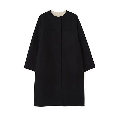 【アドーア/ADORE】のCa混2TONEリバーコクーンコート インテリア・キッズ・メンズ・レディースファッション・服の通販 founy(ファニー) 　ファッション　Fashion　レディースファッション　Fashion for Women　アウター　Coat / Outerwear Collection　コート・ロングコート・ピーコート　Long Coats, Peacoats & More　おすすめ　Recommended / Our Picks　オレンジ　Orange　スタンダード　Standard, Basic　パターン　Pattern, Design Print　フィット　Fit, Slim Fit　別注　Limited Edition, Custom Order　A/W・秋冬　Autumn/Winter　ブラック|ID: prp329100004716629 ipo3291000000034078980