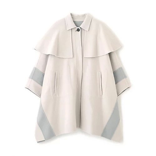 【アドーア/ADORE】のCa混2TONEリバーケープコート インテリア・キッズ・メンズ・レディースファッション・服の通販 founy(ファニー) 　ファッション　Fashion　レディースファッション　Fashion for Women　アウター　Coat / Outerwear Collection　コート・ロングコート・ピーコート　Long Coats, Peacoats & More　おすすめ　Recommended / Our Picks　オレンジ　Orange　シンプル　Simple, Minimal　スタンダード　Standard, Basic　フィット　Fit, Slim Fit　ルーズ　Loose, Oversized　冬　Winter / This Winter　別注　Limited Edition, Custom Order　エクリュ|ID: prp329100004716634 ipo3291000000034079016