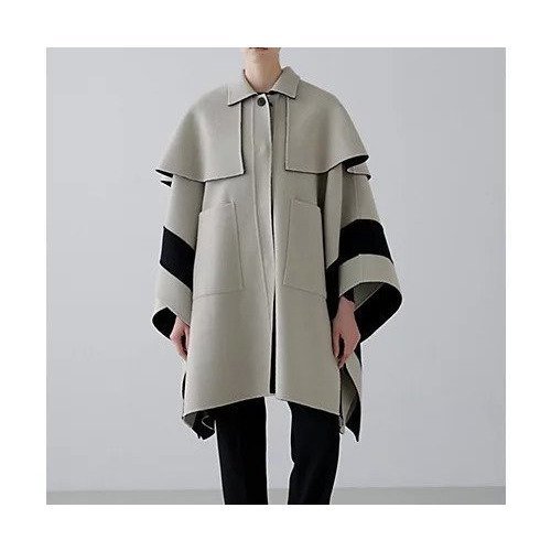 【アドーア/ADORE】のCa混2TONEリバーケープコート 人気、トレンドファッション・服の通販 founy(ファニー) 　ファッション　Fashion　レディースファッション　Fashion for Women　アウター　Coat / Outerwear Collection　コート・ロングコート・ピーコート　Long Coats, Peacoats & More　おすすめ　Recommended / Our Picks　オレンジ　Orange　シンプル　Simple, Minimal　スタンダード　Standard, Basic　フィット　Fit, Slim Fit　ルーズ　Loose, Oversized　冬　Winter / This Winter　別注　Limited Edition, Custom Order　other-2|ID: prp329100004716634 ipo3291000000034079018