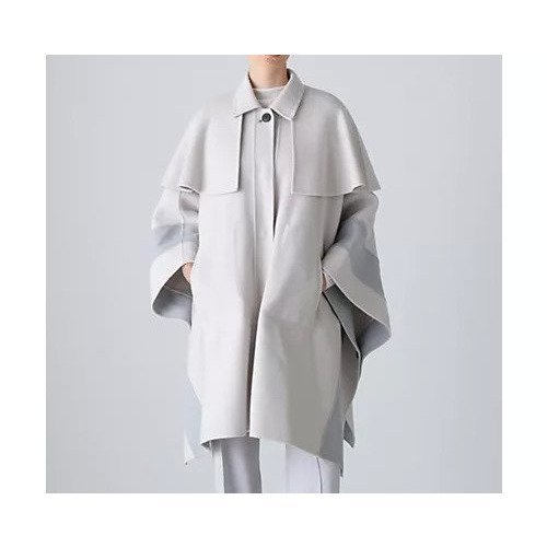 【アドーア/ADORE】のCa混2TONEリバーケープコート 人気、トレンドファッション・服の通販 founy(ファニー) 　ファッション　Fashion　レディースファッション　Fashion for Women　アウター　Coat / Outerwear Collection　コート・ロングコート・ピーコート　Long Coats, Peacoats & More　おすすめ　Recommended / Our Picks　オレンジ　Orange　シンプル　Simple, Minimal　スタンダード　Standard, Basic　フィット　Fit, Slim Fit　ルーズ　Loose, Oversized　冬　Winter / This Winter　別注　Limited Edition, Custom Order　other-3|ID: prp329100004716634 ipo3291000000034079020