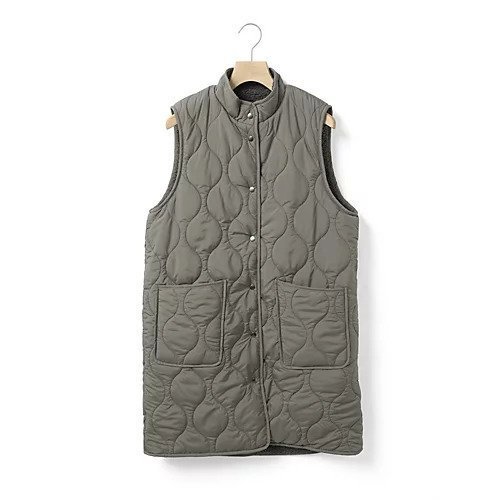 【ミディウミ/MidiUmi】のキルティングリバーシブルベスト 人気、トレンドファッション・服の通販 founy(ファニー) 　ファッション　Fashion　レディースファッション　Fashion for Women　アウター　Coat / Outerwear Collection　トップス・カットソー　Cut & Sew Tops　ベスト&ジレ / 重ね着スタイル　Vests & Gilets　キルティング　Quilted, Quilting　スタンド　Stand Collar, Upright Stand　ベスト　Vest, Waistcoat　ポケット　Pocket, Pocket Detail　リバーシブル　Reversible, Two-Sided　冬　Winter / This Winter　定番　Standard, Basic Item　other-2|ID: prp329100004716752 ipo3291000000034079726