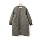 【ミディウミ/MidiUmi】のキルティングロングコート チャコールグレー|ID: prp329100004716760 ipo3291000000034079766