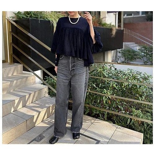 【カレンソロジー/Curensology】の【LEE別注】フラッフィーギャザーニットプルオーバー 人気、トレンドファッション・服の通販 founy(ファニー) ファッション Fashion レディースファッション Fashion for Women トップス・カットソー Cut & Sew Tops ニット Knit Tops & Sweaters カジュアルプルオーバー・ニットトップス Pullovers & Knit Tops / Casual Pullovers ギャザー Gathered, Ruffled シアー Sheer, See-Through バランス Balance, Style Balance フレア Flare, Flared エレガント 上品 Elegant 別注 Limited Edition, Custom Order other-3|ID: prp329100004717770 ipo3291000000035292122