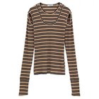 【クラネ/CLANE】のLAYERED SHOULDER CUT TOPS 人気、トレンドファッション・服の通販 founy(ファニー) ファッション Fashion レディースファッション Fashion for Women トップス・カットソー Cut & Sew Tops 2025年 2025 2025-2026秋冬・A/W Autumn/Winter 2025–26 AW25–26 インナー Innerwear コンパクト Compact, Small Size シンプル Simple, Minimal ストレッチ Stretch, Stretchy Fabric ベーシック Basic, Essential ボーダー Border, Stripe ランダム Random, Irregular thumbnail BORDER|ID: prp329100004717771 ipo3291000000034089808