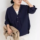 【ノーリーズソフィー/NOLLEY'S sophi】のウォッシャブルタイプライターVネック2WAYシャツ ネイビー|ID: prp329100004717782 ipo3291000000034089879