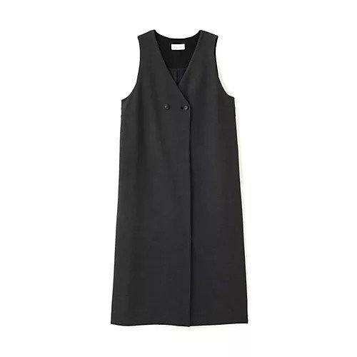 【ヒューマンウーマン/HUMAN WOMAN】のTRストレッチVネックジャンスカ 人気、トレンドファッション・服の通販 founy(ファニー) 　ファッション　Fashion　レディースファッション　Fashion for Women　トップス・カットソー　Cut & Sew Tops　Vネックトップス　V-Neck Tops / V-Cut Neckline Shirts　おすすめ　Recommended / Our Picks　カットソー　Cut and Sewn Top　クラシカル　Classical, Vintage-Inspired　シンプル　Simple, Minimal　スタンダード　Standard, Basic　スタンド　Stand Collar, Upright Stand　ストレッチ　Stretch, Stretchy Fabric　ダブル　Double, Double-Breasted　ノースリーブ　Sleeveless, No-Sleeve　フリル　Frill, Ruffle　エレガント 上品　Elegant　other-2|ID: prp329100004717792 ipo3291000000034089977