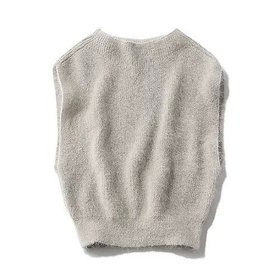 【トゥエルブクローゼット/12closet】 【DEAR DAYS】キッドモヘヤ混ベスト人気、トレンドファッション・服の通販 founy(ファニー) ファッション Fashion レディースファッション Fashion for Women アウター Coat / Outerwear Collection トップス・カットソー Cut & Sew Tops ベスト&ジレ / 重ね着スタイル Vests & Gilets アンゴラ Angora Knitwear インナー Innerwear ブラウジング Blouson Silhouette, Cinched Waist ベスト Vest, Waistcoat 秋 Autumn |ID:prp329100004717802